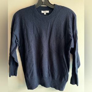 Equipment wool-cashmere crew neck sweater - Navy - size S